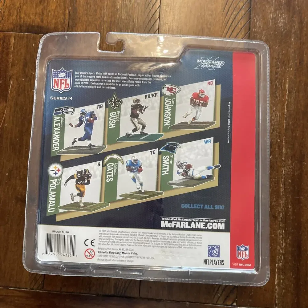 McFarlane Sportspicks NFL Series 14 New Orleans Saints Reggie Bush Figure - MOC